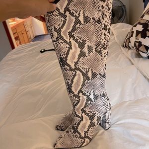 Billini snake print boots